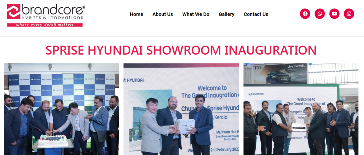 Chungath Sprise Hyundai Showroom Inaguration 